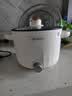 美的（Midea）电煮锅 泡面火锅宿舍小电锅 电蒸锅 多功能家用电热锅 2.6L蒸煮一体 小型2-3人用 配带蒸笼XZE2076 实拍图