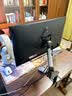 AOC显示器支架 AM400PLUS升级款 双安装夹持穿孔 不沉头旋转升降增高架 显示器机械臂 电脑支架AM402G 实拍图