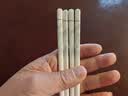 双枪家用陶瓷筷子食品接触级抗菌防霉  可进洗碗机 千里江山10双 实拍图