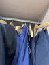 京东京造 无痕实木衣架 西服衣服架木头衣服挂木制大衣西装衣撑 5支 实拍图