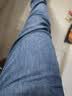 真维斯（Jeanswest）牛仔裤男秋冬季2026新款天丝舒适修身直筒高端潮牌休闲裤子男 蓝色【天丝常规】 30 码(2尺3) 【建议110-120斤】 实拍图