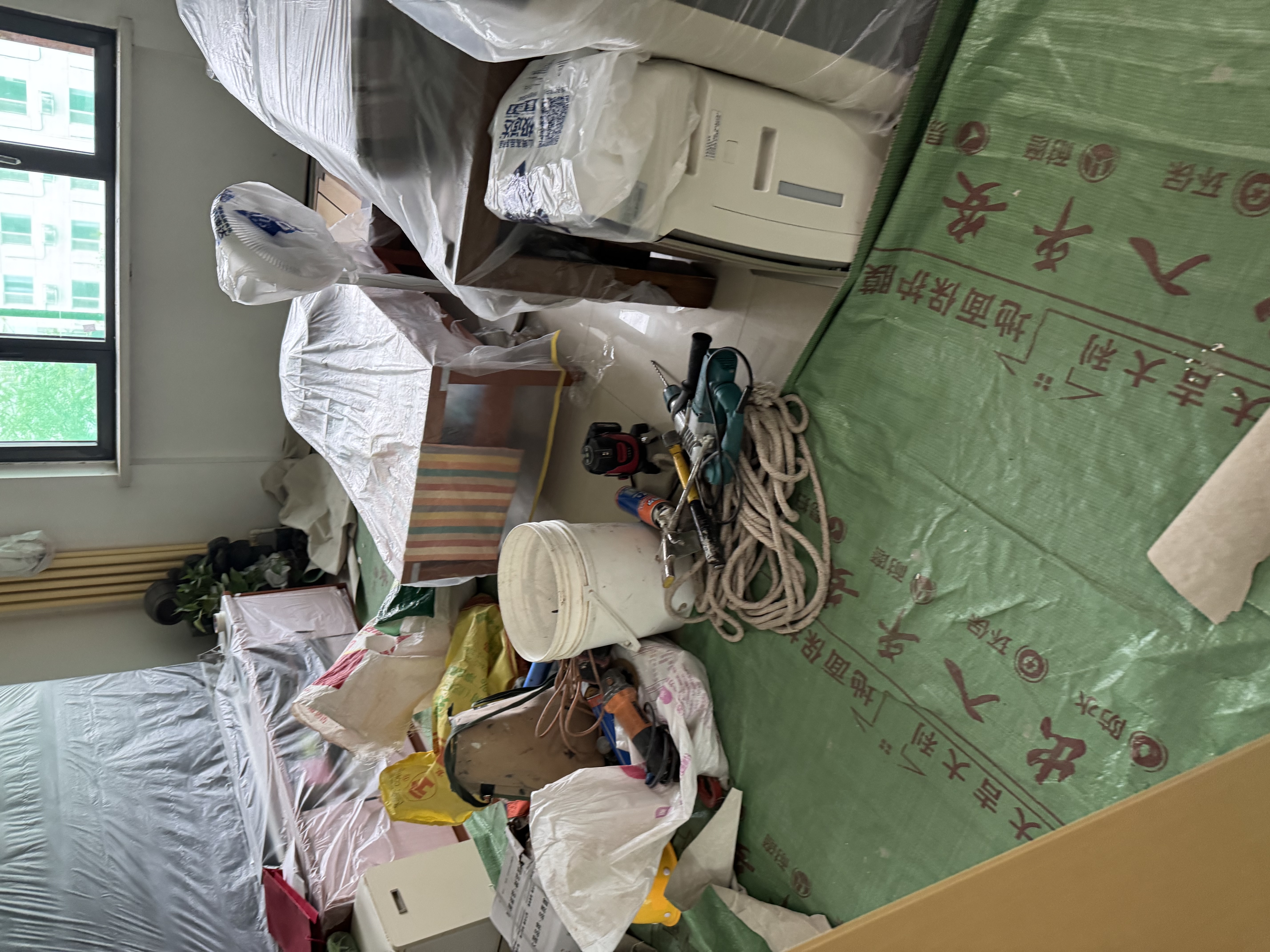 漫德莱一次性防尘膜装修保护膜宿舍寝室防尘罩塑料薄膜喷漆刷漆刷墙遮盖家具沙发床上保护膜挡灰遮蔽膜3*20m 实拍图