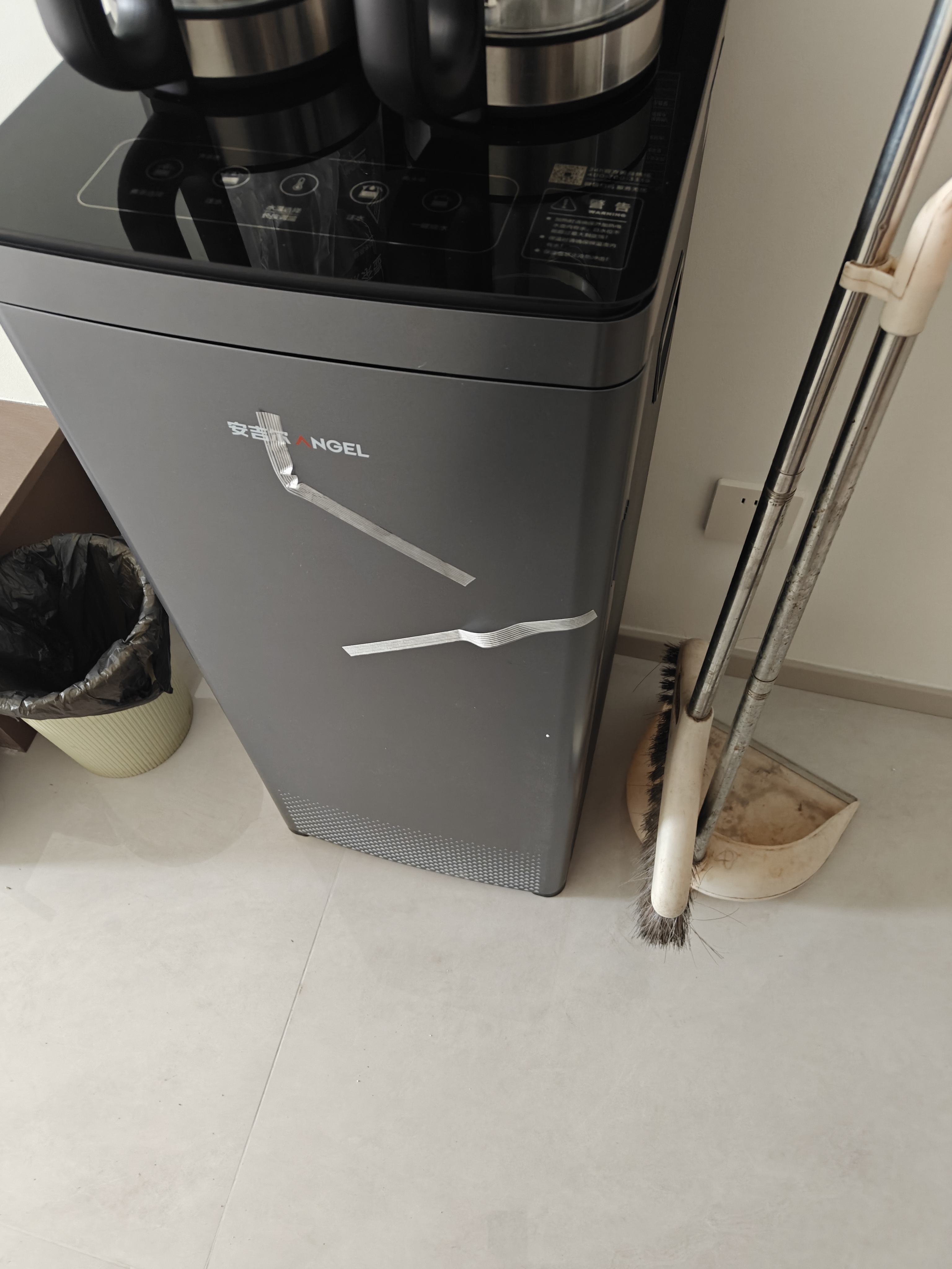 安吉尔家用茶吧机高端客厅智能语音防溢饮水机恒温养生煮烧水壶一体2026年新款CB3783LK-J 实拍图