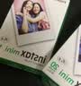 INSTAX富士instax立拍立得 mini相纸 白边双包20张+闪闪星钻边框贴 实拍图
