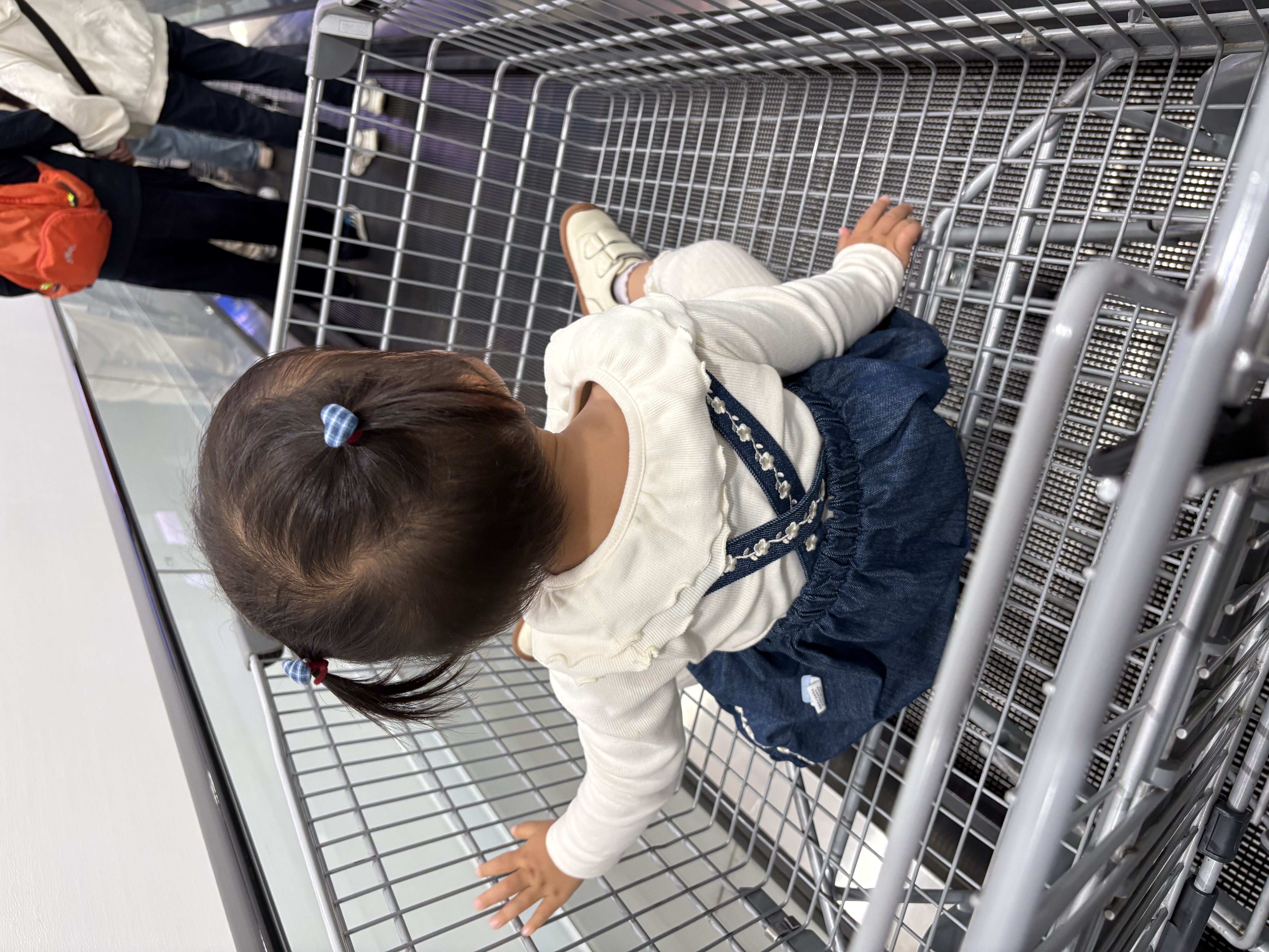 幼歌（YOUGE）婴幼儿甜美百搭外穿牛仔背带裙女童2026新款宽松裙子潮 牛仔蓝 100 cm 实拍图