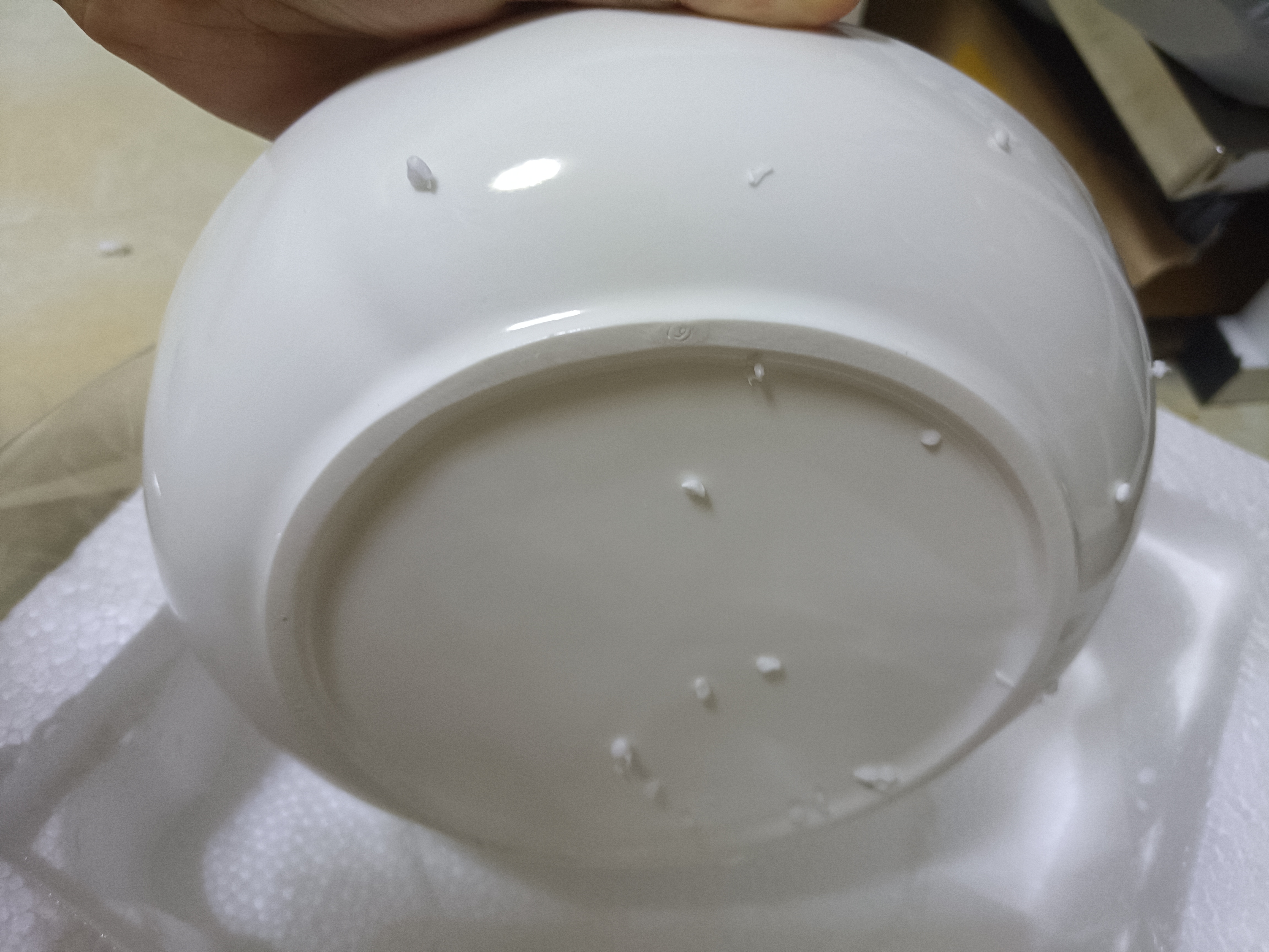 【加深盘格】三分格陶瓷餐盘全瓷蒸碗炖锅烤箱微波炉蒸盘餐具餐盘 【蒸菜一锅出】陶瓷三格盘 实拍图