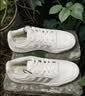 adidas ENTRAP美式校园风运动鞋少年感复古篮球风板鞋阿迪达斯   白色/金属暗银   37 实拍图