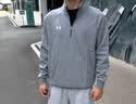 安德玛（Under Armour）UA秋冬Rival男子1/4拉链抓绒保暖长袖运动休闲卫衣1386016 浅岩灰025 2XL 实拍图