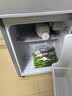 奥克斯（AUX）小冰箱家用小型迷你冷藏冷冻两用出租房宿舍用节能省电寝室办公室电冰箱 【净化去味】126银色【高效保鲜 铜管速冷】22L 实拍图