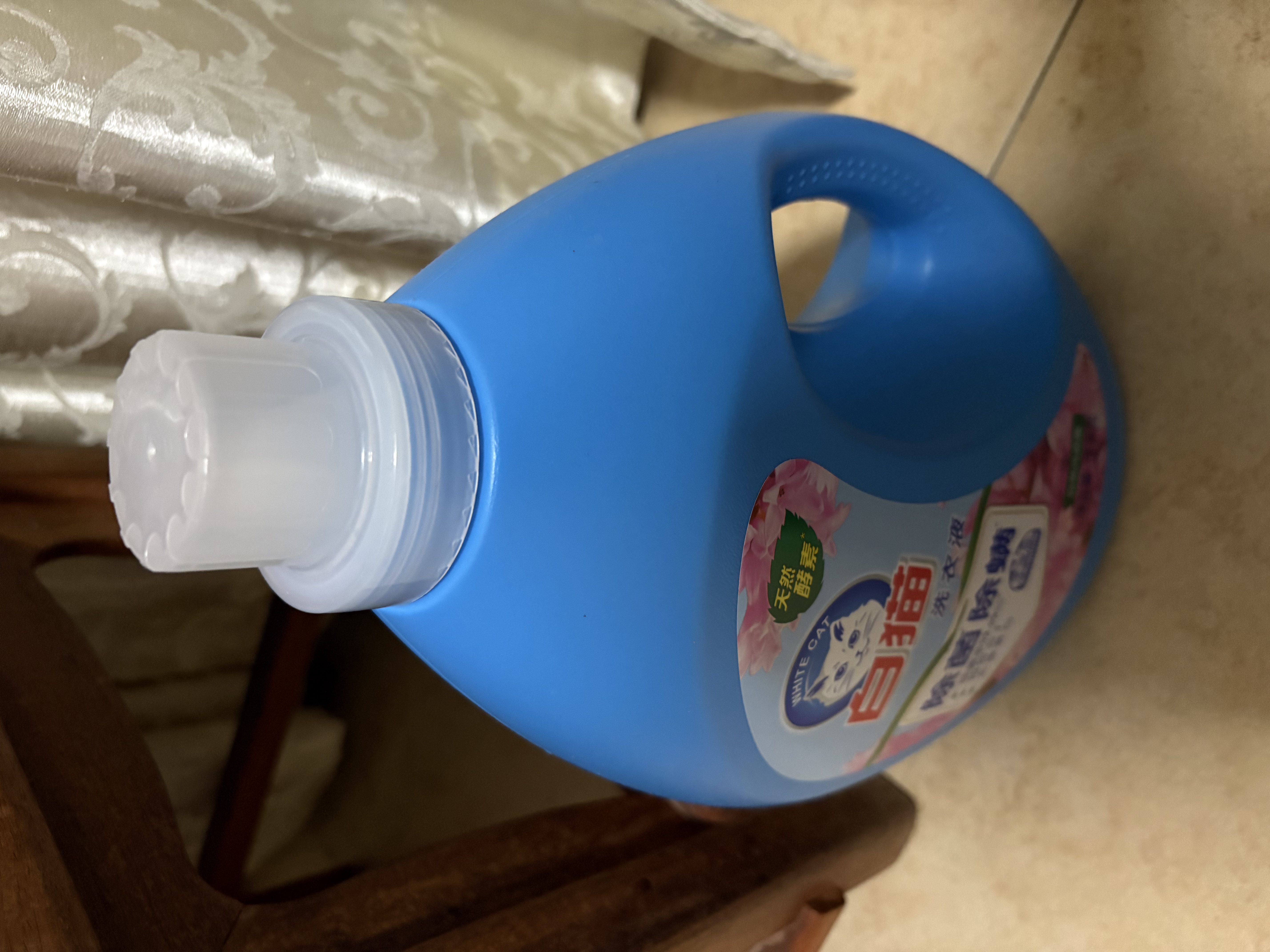 白猫除菌除螨洗衣液3kg 易漂去渍 无磷无荧光剂 手洗机洗【6斤】 实拍图