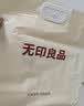 无印良品A类全棉枕套100%纯棉枕套枕巾48x74cm一对装 浅蓝米 实拍图
