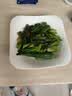 洁雅杰陶瓷盘家用白瓷盘子8.5英寸中式方形深盘菜盘汤盘微波炉可用4只装 实拍图