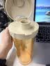 特百惠（Tupperware）茶韵500ml塑料杯男女士学生运动水杯子大容量泡茶杯 奶茶棕 实拍图