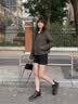 ZHR则则马丁靴女2026冬季新款加绒英伦风短靴女显瘦靴子女K288A黑色37 实拍图