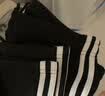 阿迪达斯（adidas）长裤男女同款宽松透气直筒裤跑步运动休闲裤 黑白（新款） 2XL 实拍图