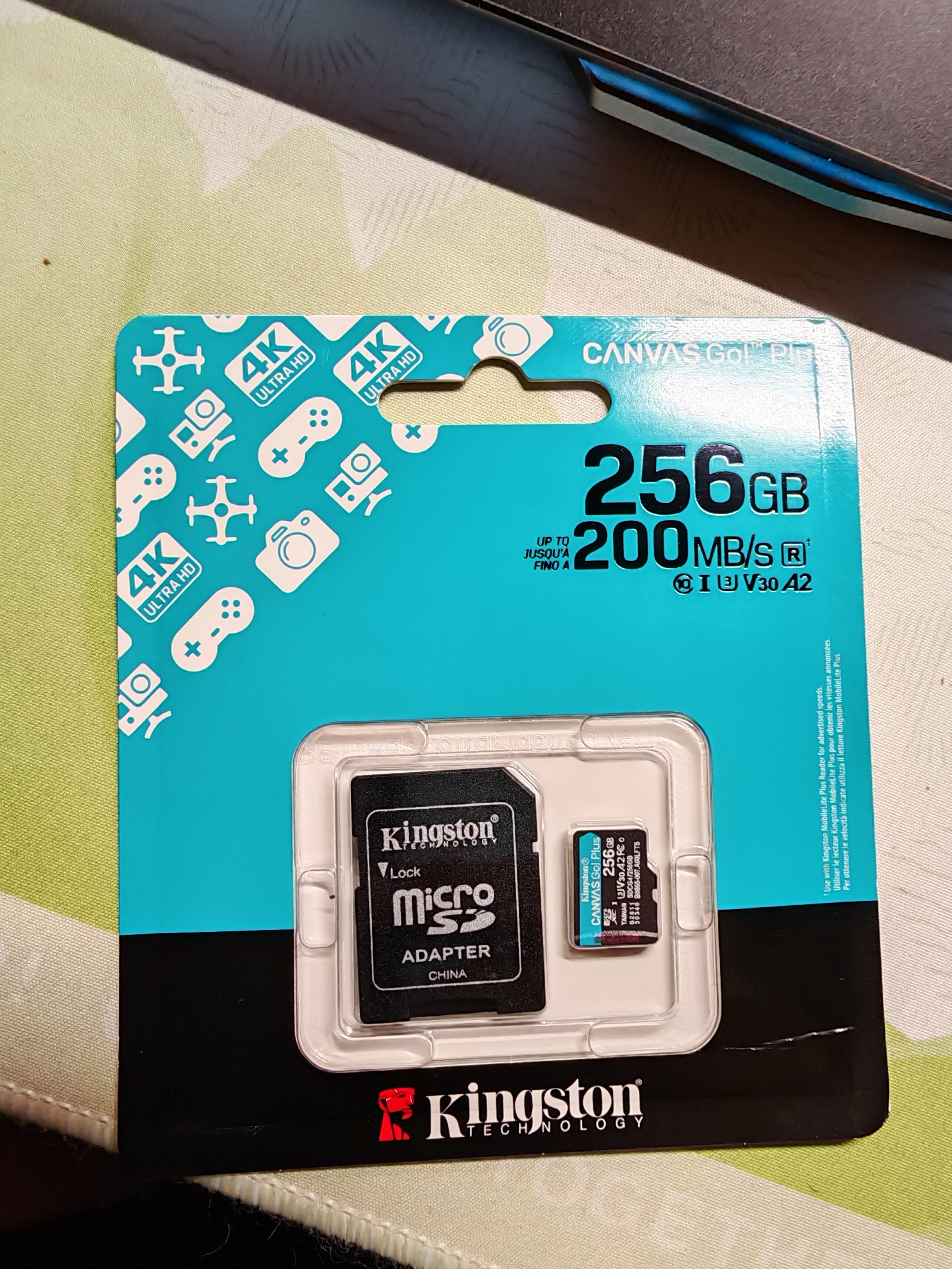 金士顿（Kingston）256GB TF（MicroSD）存储卡 内存卡U3 V30 A2 4K适配大疆Pocket 4/Action 6/无人机/运动相机/监控 实拍图