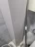 百家好世旋转拖把杆盘125cm杆长不锈钢加长尘推杆圆拖把头配件 含1拖布 实拍图