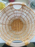 猎玄水果篮筐客厅仿藤编果篮大号盘手工编织收纳筐家用零食面包馒头筐 【果篮30cm】 实拍图