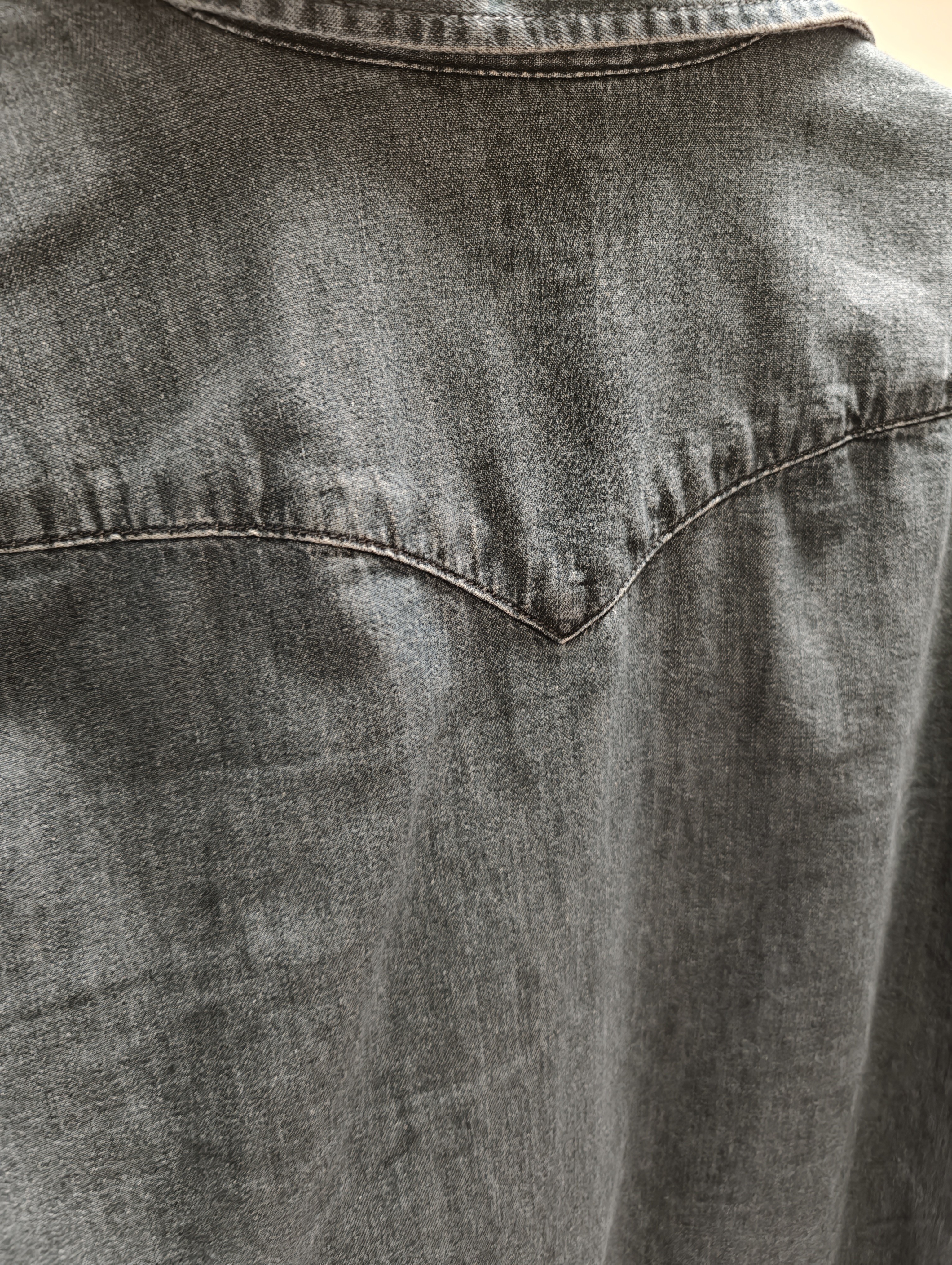 Levi's李维斯男士经典宽松蓝色牛仔衬衫简约美式复古水洗外套 中蓝色 S 实拍图