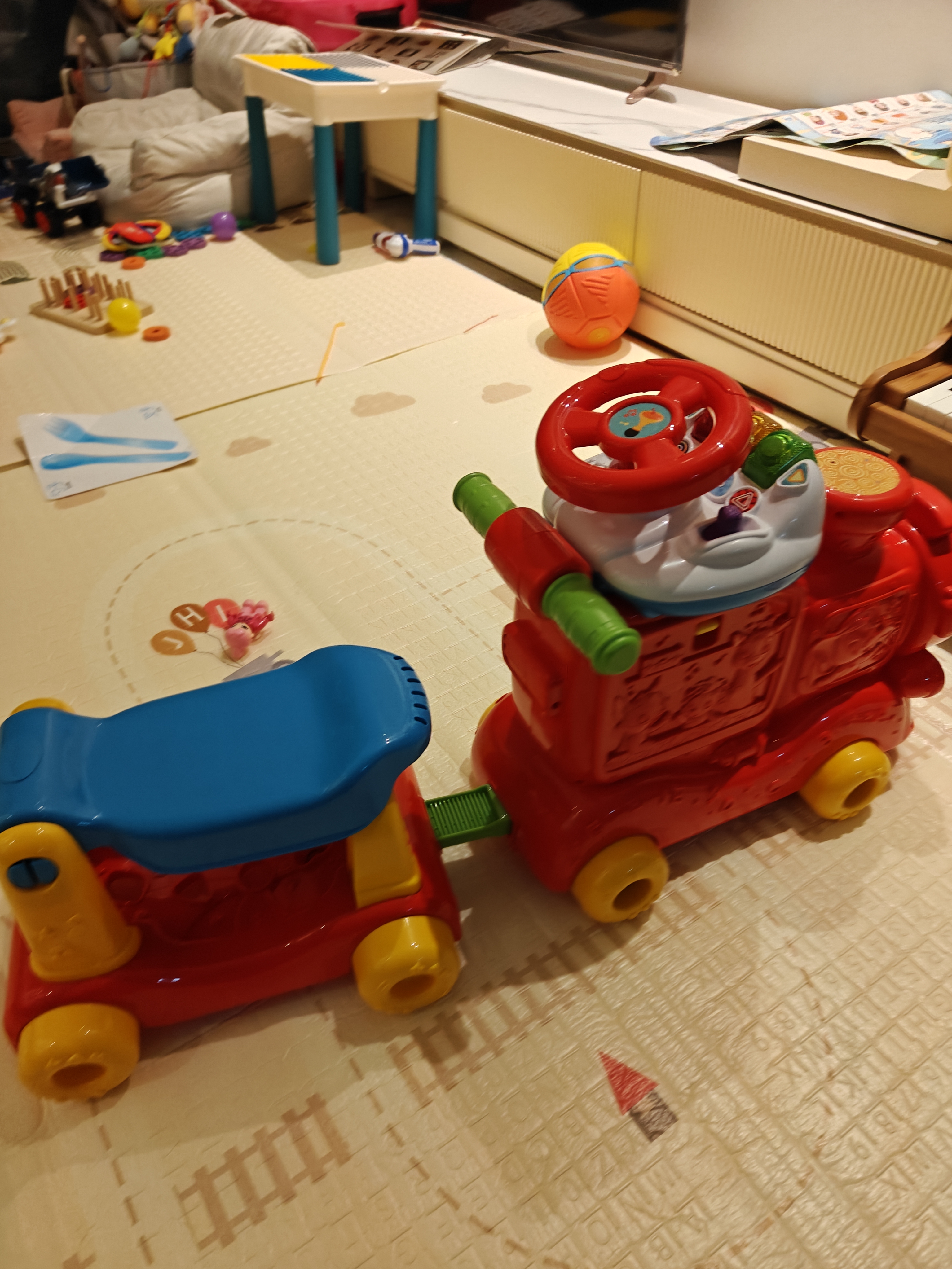 伟易达（Vtech）双语小火车益智手推学步滑行车儿童玩具男孩女孩宝宝周岁生日礼物 实拍图