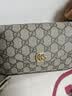 GUCCI古驰Ophidia系列小包 米色和乌木色 均码 实拍图