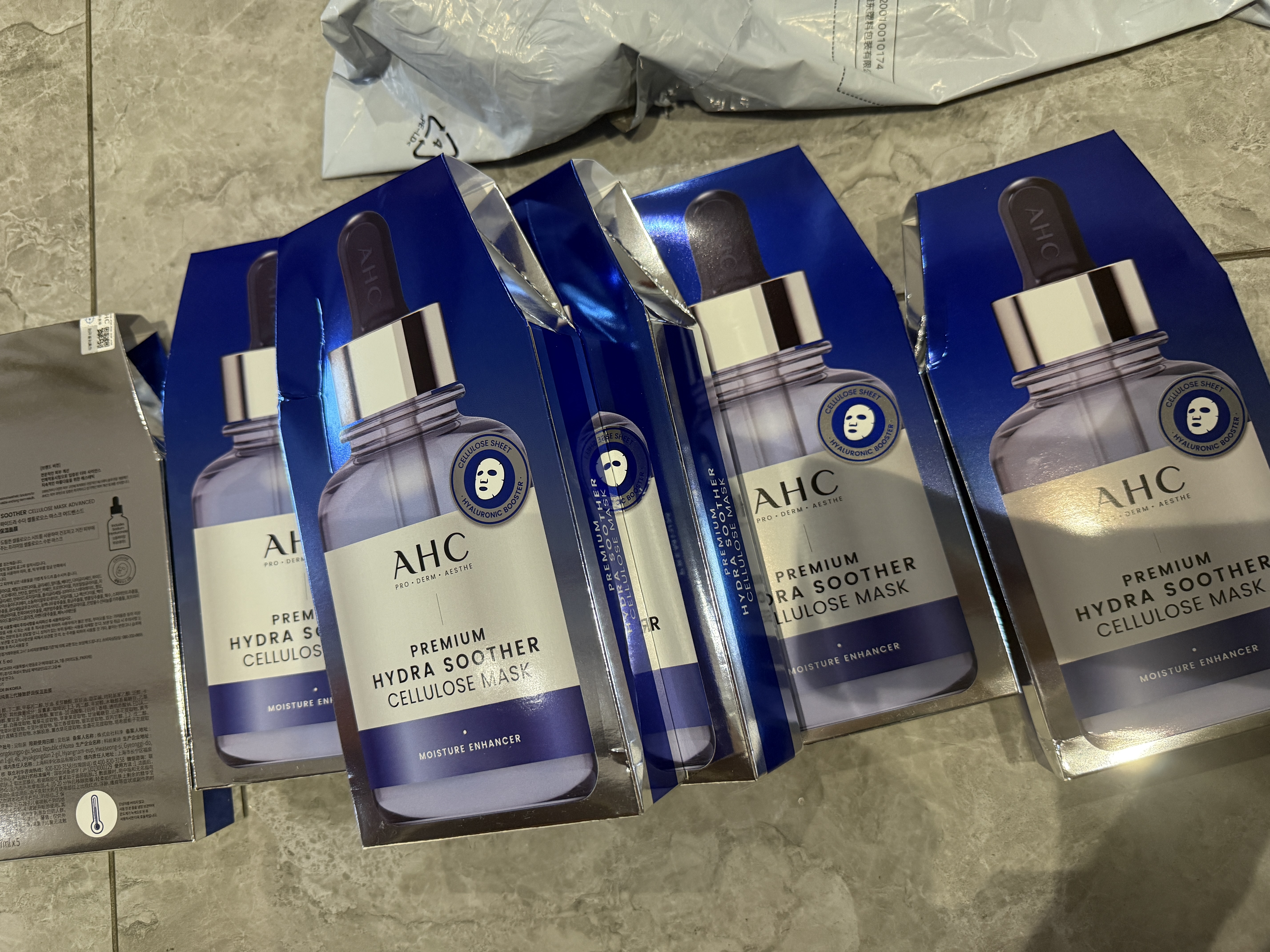 AHC【章昊同款】B5玻尿酸深度补水面膜30片补水保湿护肤品生日礼物 实拍图