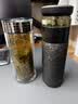 京东京造 钛健康保温杯黑钛【茶水分离】茶杯子纯钛水杯男女曜石黑 520ml 实拍图