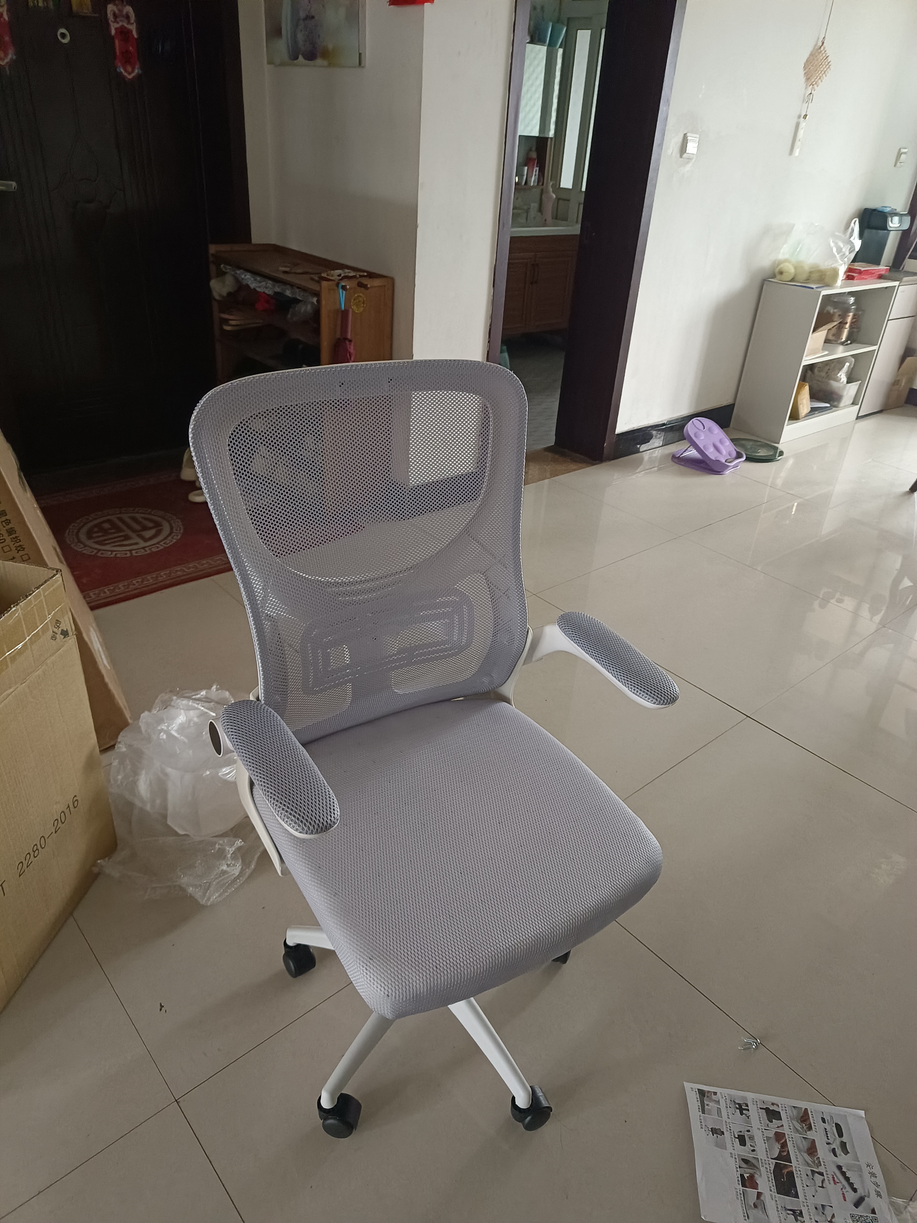 汤能优品电脑桌台式家用电竞游戏桌简约卧室书桌办公学习桌学生写字小桌子 【桌椅套装】暖白120CM+乳胶椅 实拍图
