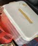 炊大皇 多功能饺子盒4层加大收纳盒冰箱保鲜盒食品级冷冻水饺馄饨盒白 实拍图