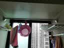 MYMOODHOUSE伸缩晾衣杆免打孔窗帘浴室浴帘杆挂衣支撑杆可伸缩晾衣架70-120 实拍图