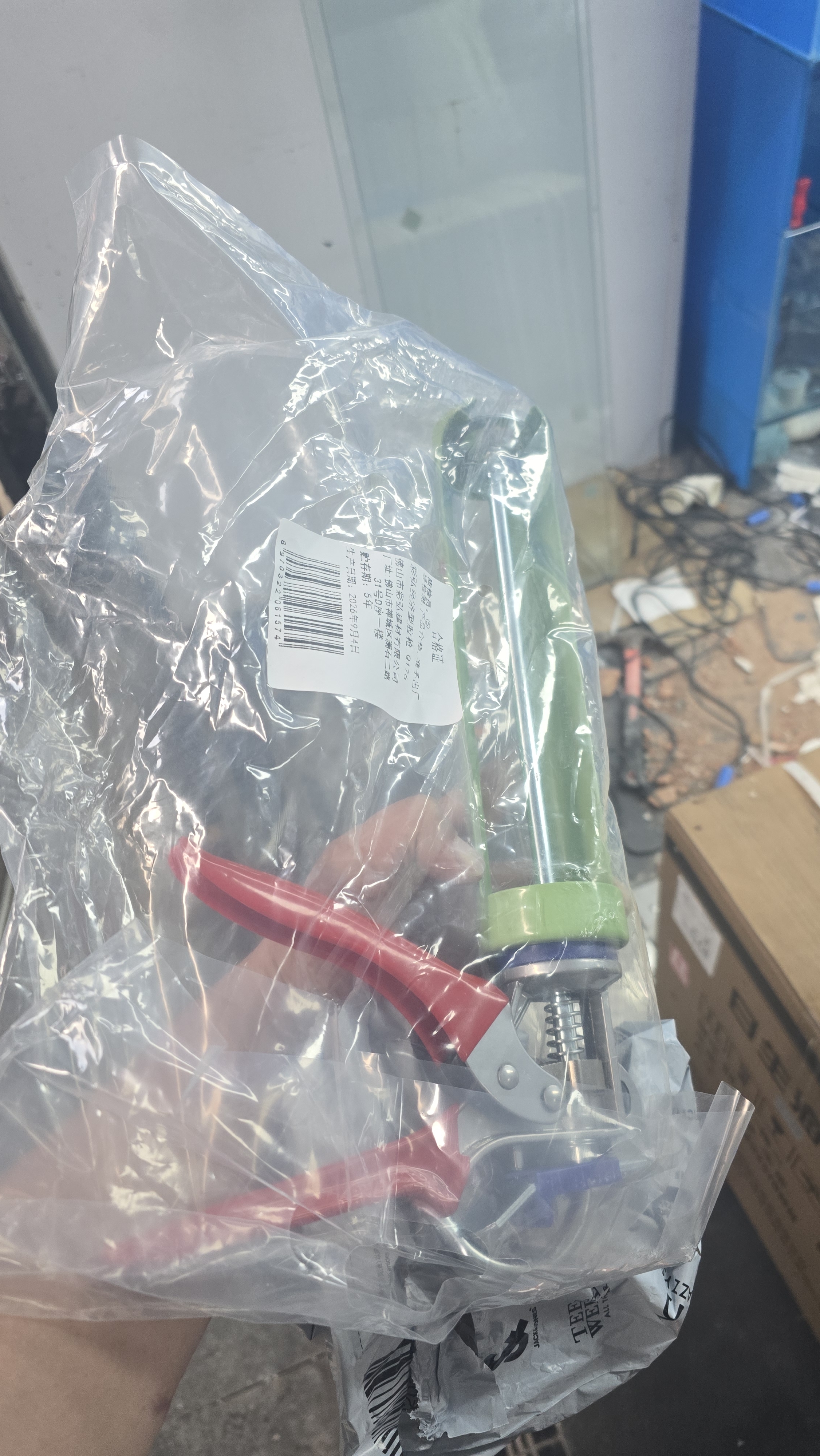 彩弘 360°旋转玻璃胶枪 省力密封胶结构打胶神器 美缝通用挤压硅胶枪 实拍图