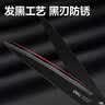 得力（deli）办公剪刀黑刃防锈中号180mm文具剪子快递刀裁缝剪刀家用生活手工剪纸刀办公用品 黑色6009-S 实拍图