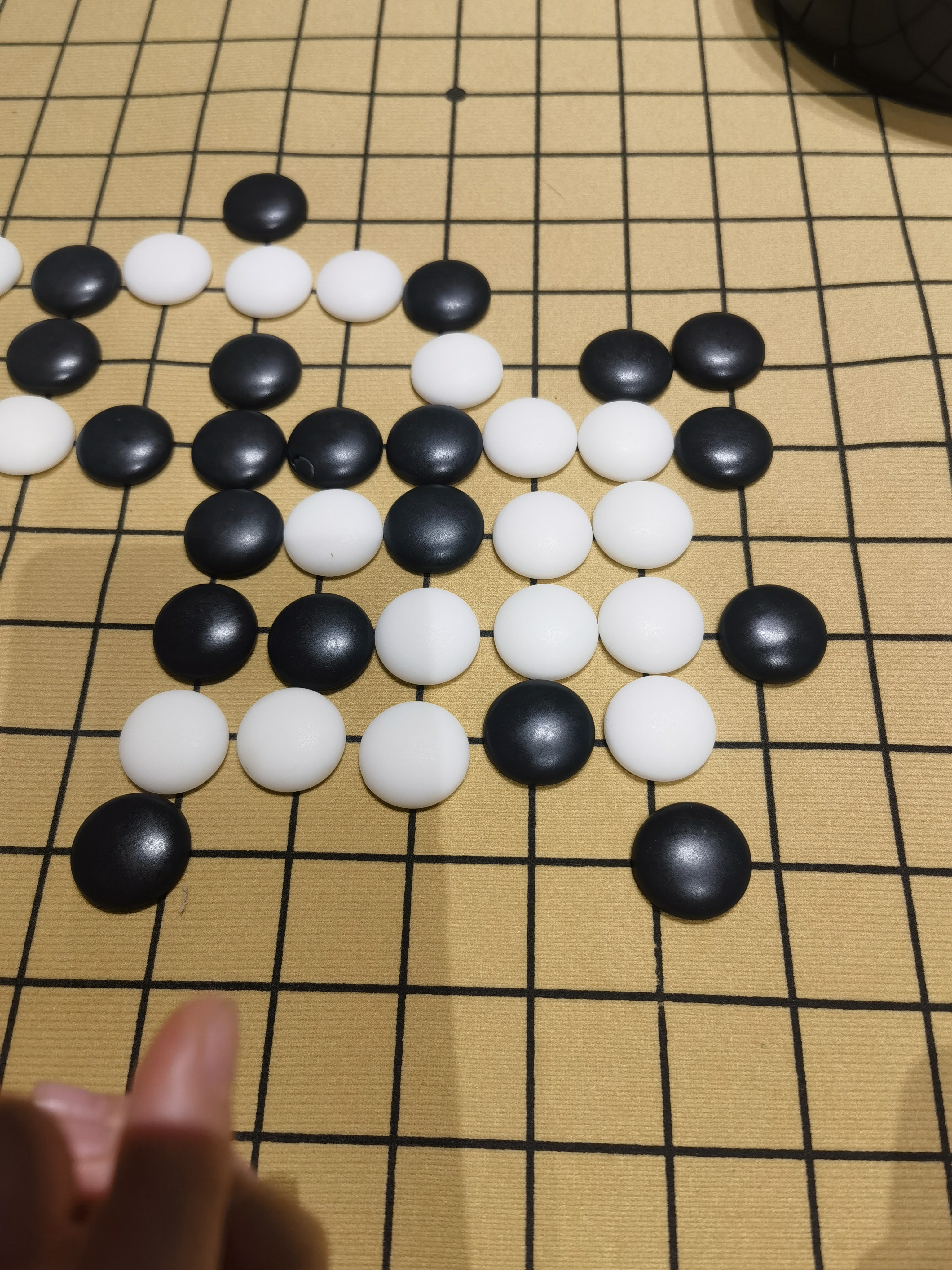 赢八围棋五子棋套装皮革棋盘围棋棋子成人儿童初学者入门露营棋 实拍图