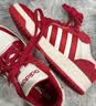 adidas ENTRAP美式校园风运动鞋少年感复古篮球风板鞋阿迪达斯   亮白/浅猩红   43 实拍图