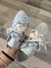 adidas「冰淇淋T头鞋」VS JOG 2.0薄底运动鞋男女阿迪达斯轻运动 浅天蓝/金属银/亮白 (推荐女生选小半码)   37 实拍图