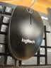 罗技（Logitech）MK120 键鼠套装 有线键鼠套装 办公键鼠套装 电脑键盘 USB即插即用 全尺寸 黑色 实拍图