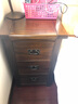 简美丽家 板式实木斗柜简约五斗橱美式乡村卧室五斗柜客厅储物柜卧室家具 三屉柜45*40*75.5CM（JM313） 实拍图