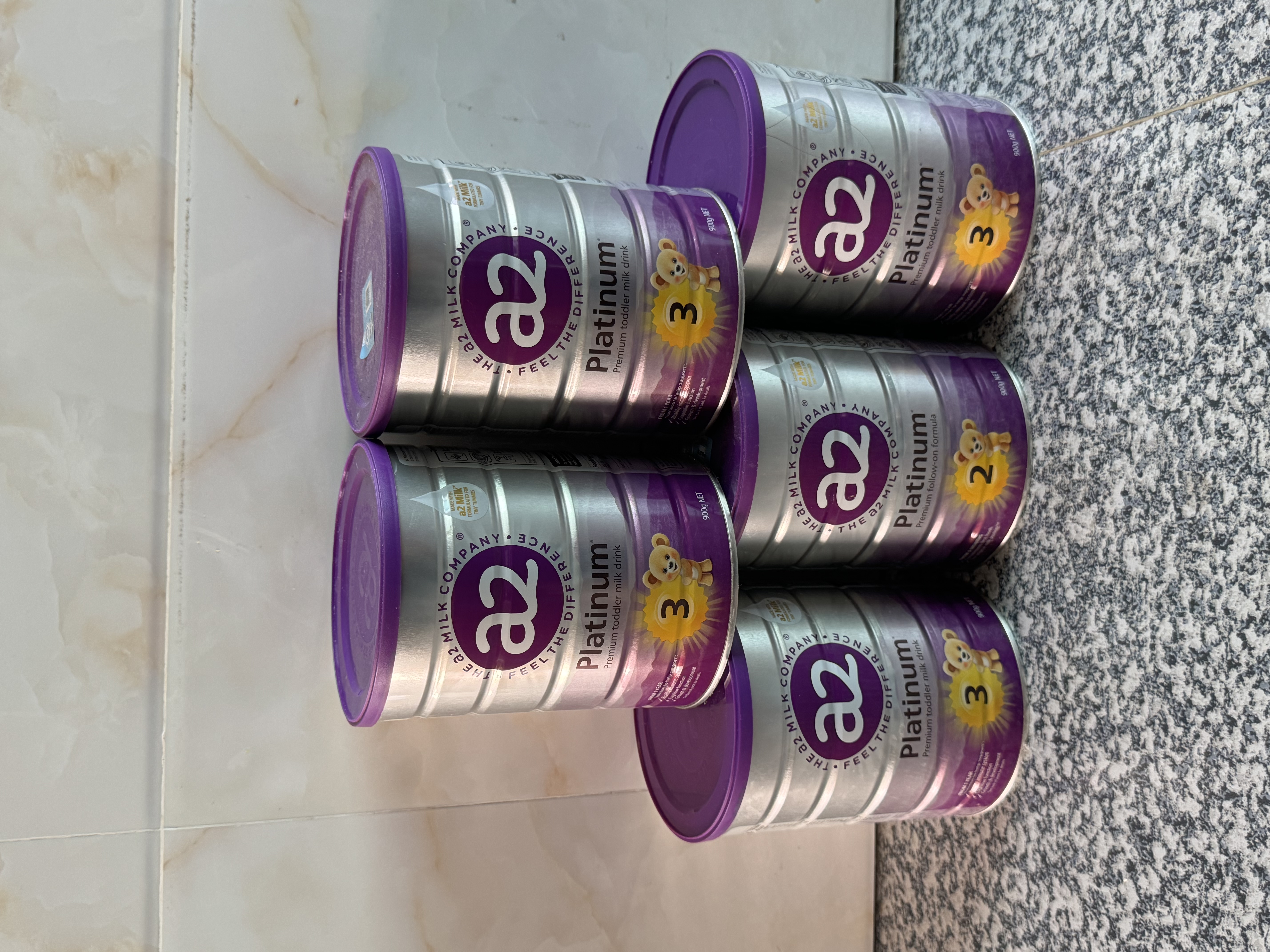 a2奶粉 紫白金幼儿配方奶粉含天然A2蛋白质3段(12-48个月) 900g/罐 【膨胀金减6元+下单返6元京豆】3段900g/罐 实拍图