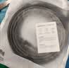 绿联六类屏蔽网线 CAT6类千兆网络连接线 工程家用电脑宽带8芯双绞抗干扰成品跳线 黑10米55176 实拍图