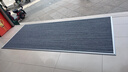 雅尔莱铝合金地垫商场进门防尘垫酒店公司门口地垫不锈钢刮泥地垫 烟灰色 平铺式90*60cm【带斜边】 实拍图