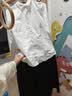 EAEOVNI长袖衬衫女商务免烫春夏职业装白色正装银行衬衣面试工作服修身OL 纯白色【方领】 39 【118-128斤】 实拍图