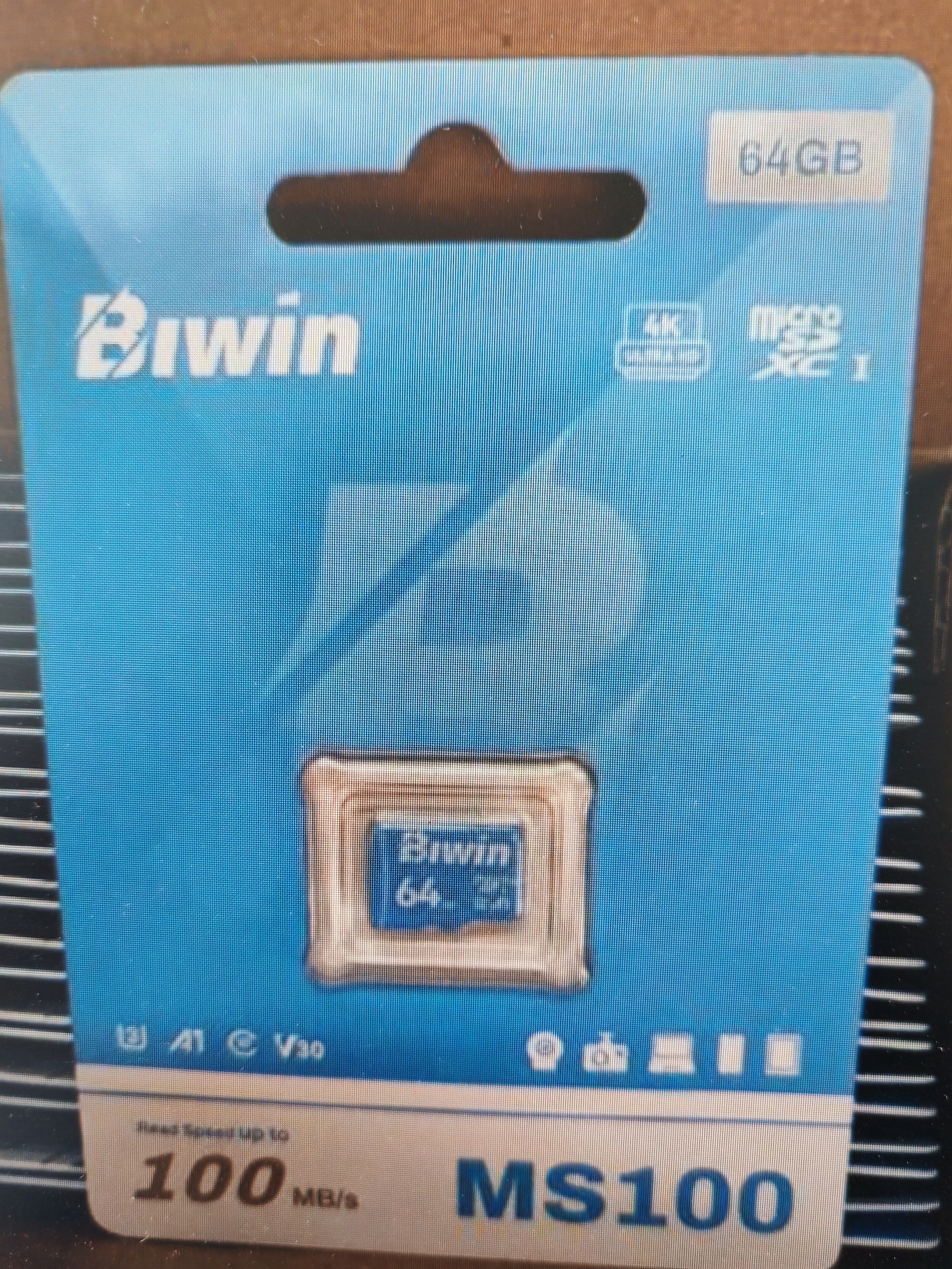 佰维（BIWIN）64GB TF(MicroSD)内存卡 C10 U3 V30 A1 MS100存储卡 读速100MB/s 适配行车记录仪/监控 实拍图
