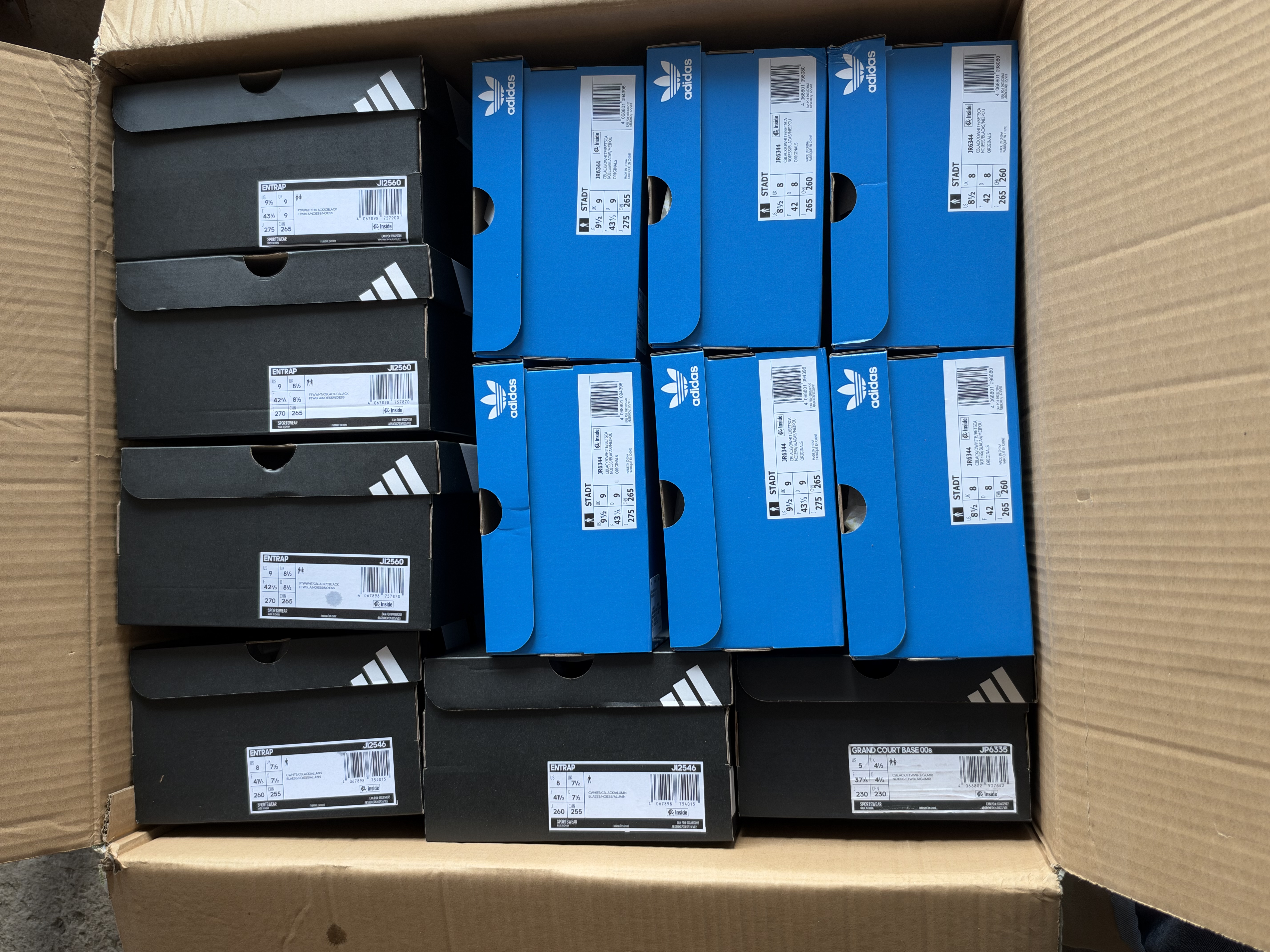 adidas 面包鞋 GRAND COURT BASE 00s休闲板鞋平底鞋男女阿迪达斯 浅灰/白色/树脂黄   40.5 实拍图