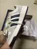 adidas ENTRAP美式校园风运动鞋少年感复古篮球风板鞋阿迪达斯   白色/矾土棕/黑色   42.5 实拍图