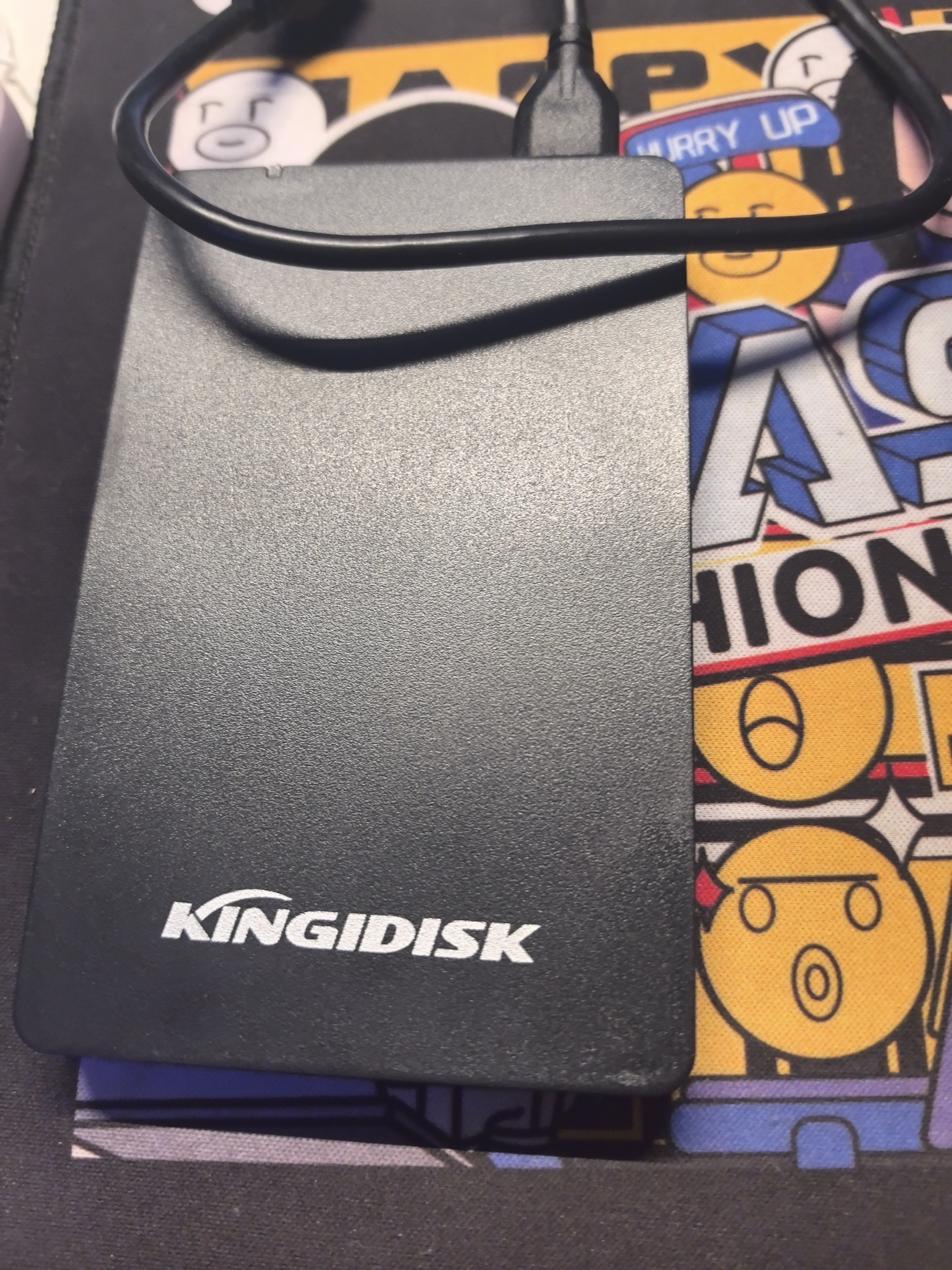 黑甲虫 (KINGIDISK) 750G USB3.0 移动硬盘 H系列 2.5英寸 磨砂黑 简约便携 商务伴侣 内置加密软件 H750 实拍图