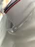 罗蒙男童短袖polo衫校园服饰秋夏T恤女童班服 条纹白色短袖POLO衫140 实拍图