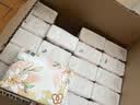 洁柔抽纸 繁花系列3层100抽*40包 可湿水面巾纸 柔韧纸巾卫生纸 整箱 实拍图