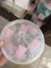 齐心【热门商品】12只50mm彩色长尾票夹燕尾夹1#超大号金属夹票据文件夹文具办公用品12只/筒EB451 实拍图
