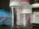 贝亲（Pigeon）玻璃奶瓶宽口径防胀气240ml M号奶嘴 3月+ AA187  实拍图