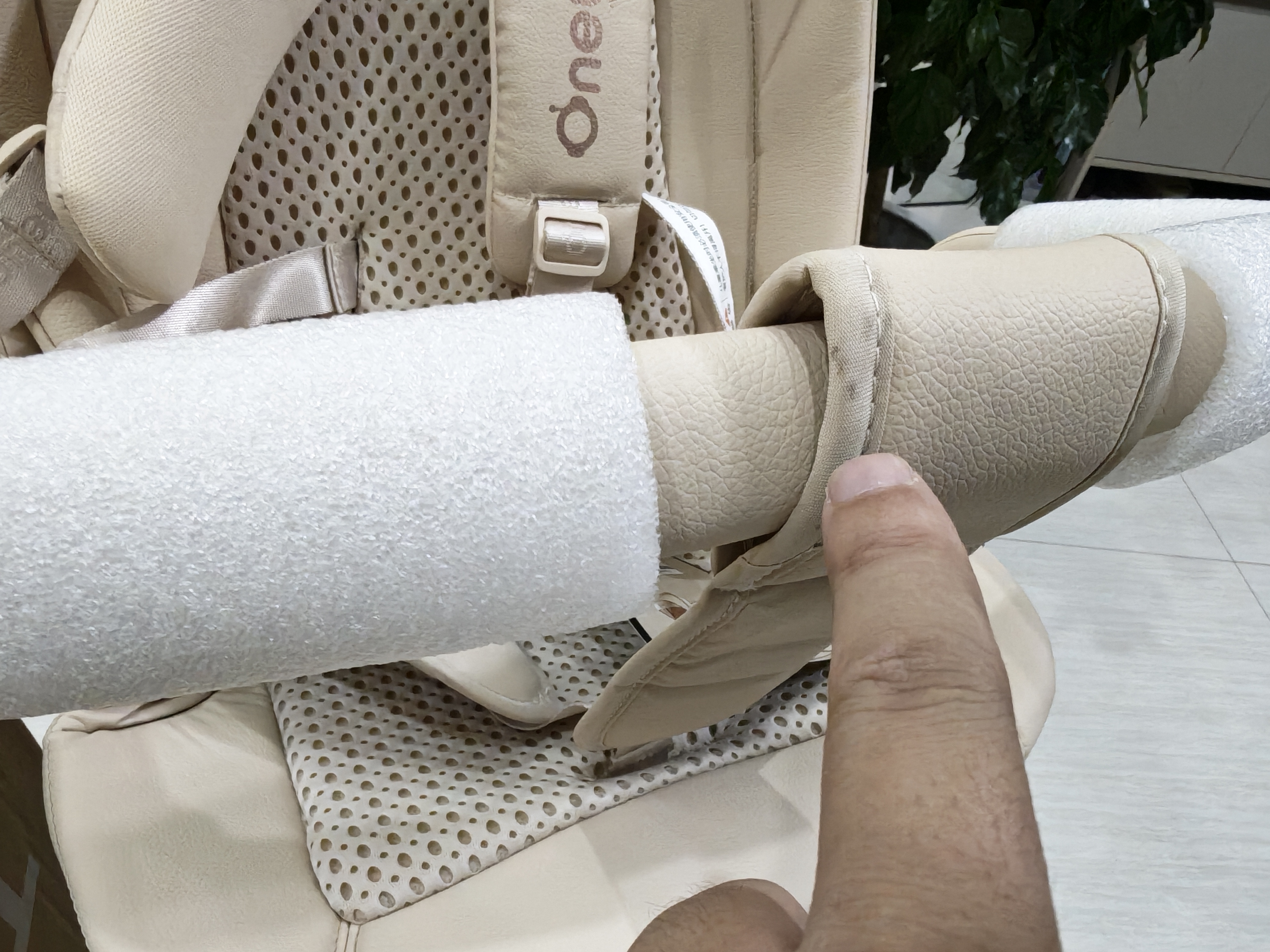 丸丫T6pro二代遛娃神器高景观婴儿推车可坐可躺轻便折叠可换向香槟金 实拍图